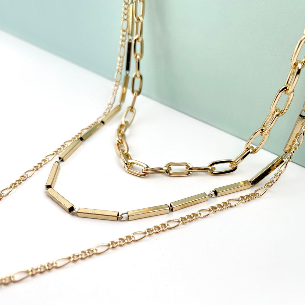 MULTILAYER CHAIN NECKLACE