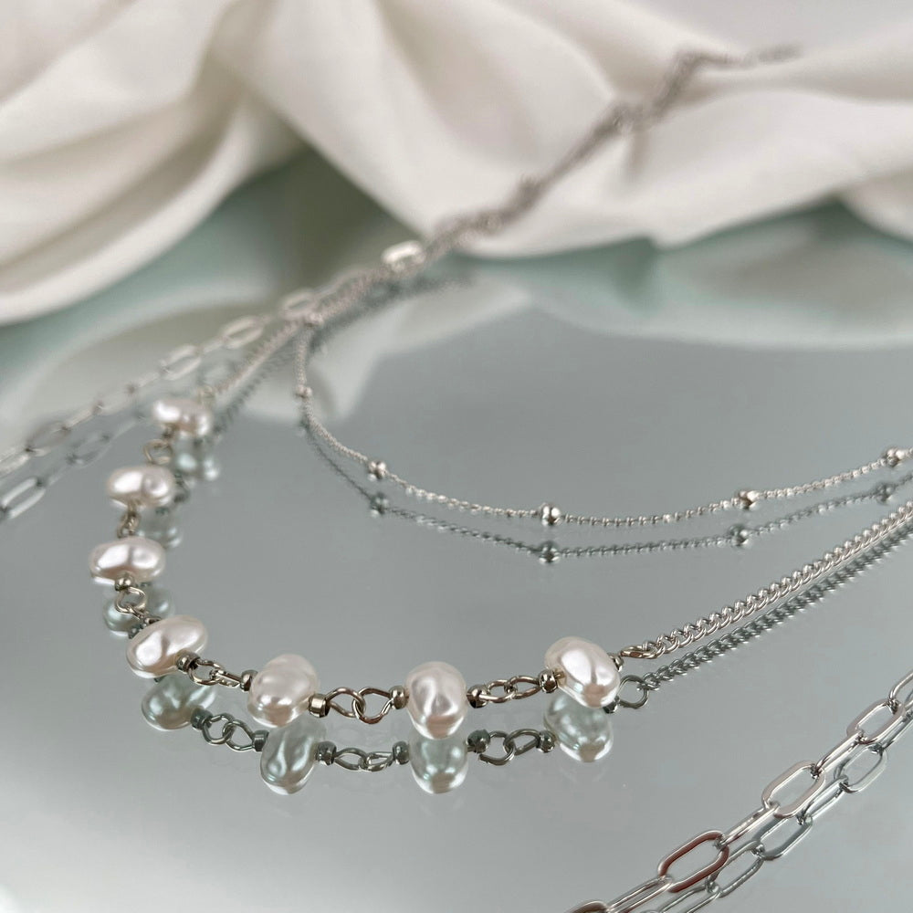 THREE-LAYER NECKLACE