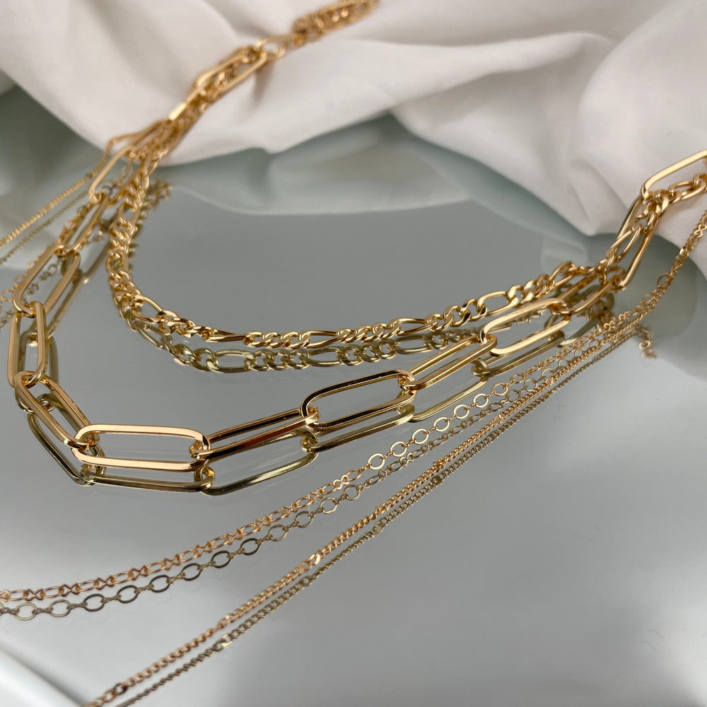 GOLD MULTILAYER NECKLACE