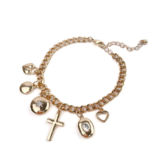 CROSS CHARM BRACELET