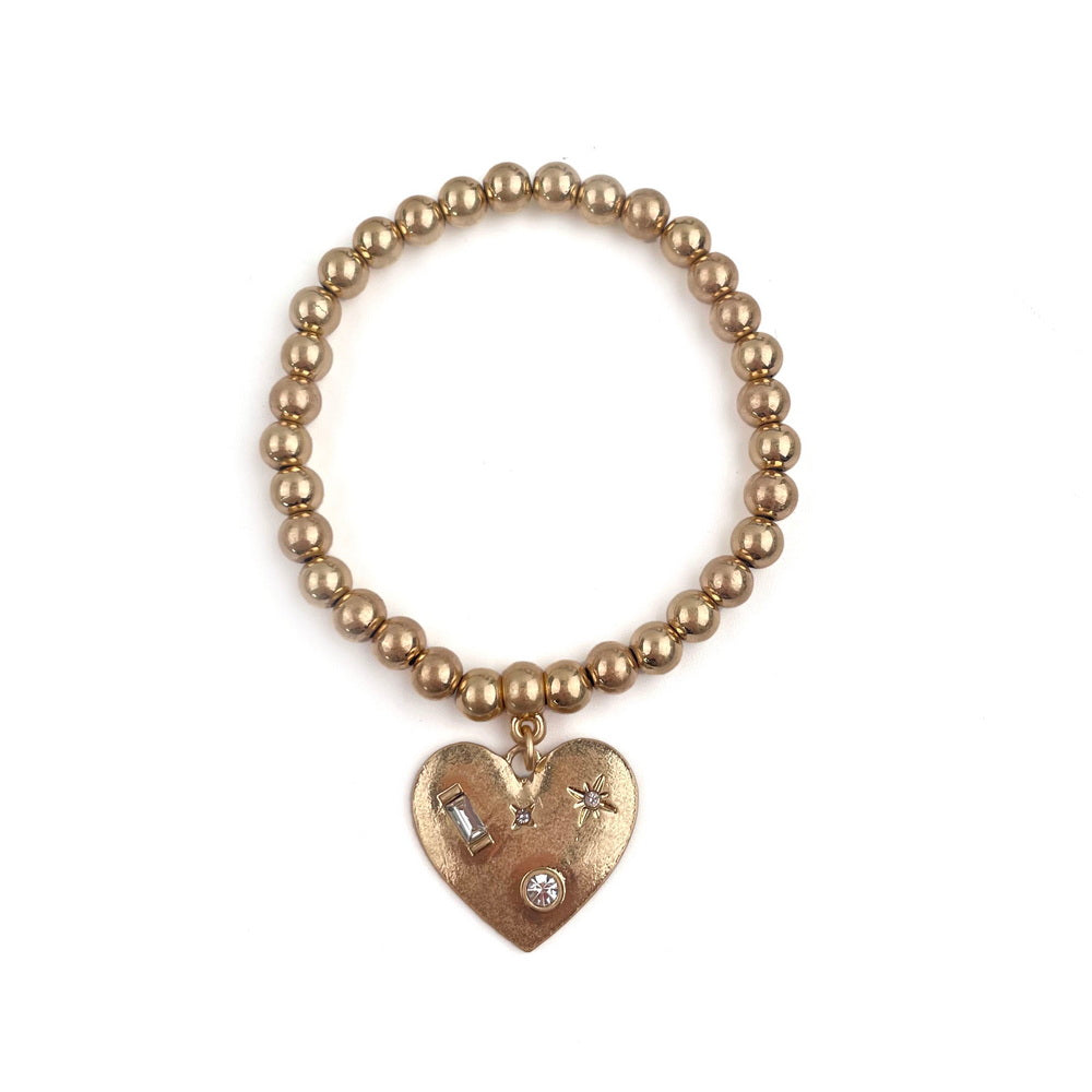 HEART BEADED BRACELET