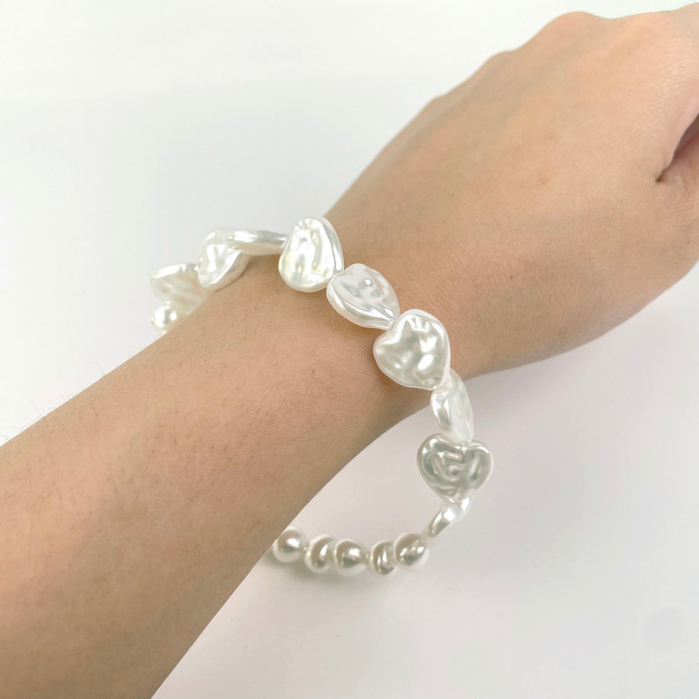 HEART PEARL BRACELET