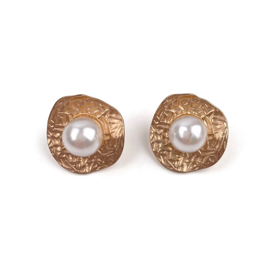 VINTAGE PEARL STUD EARRING