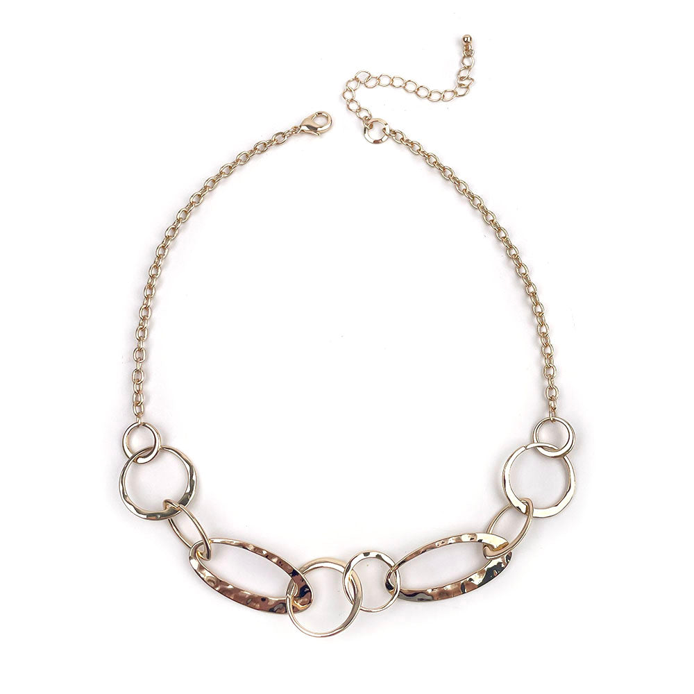 OVAL LINE NECKLACE