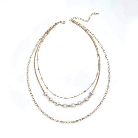 THREE-LAYER NECKLACE