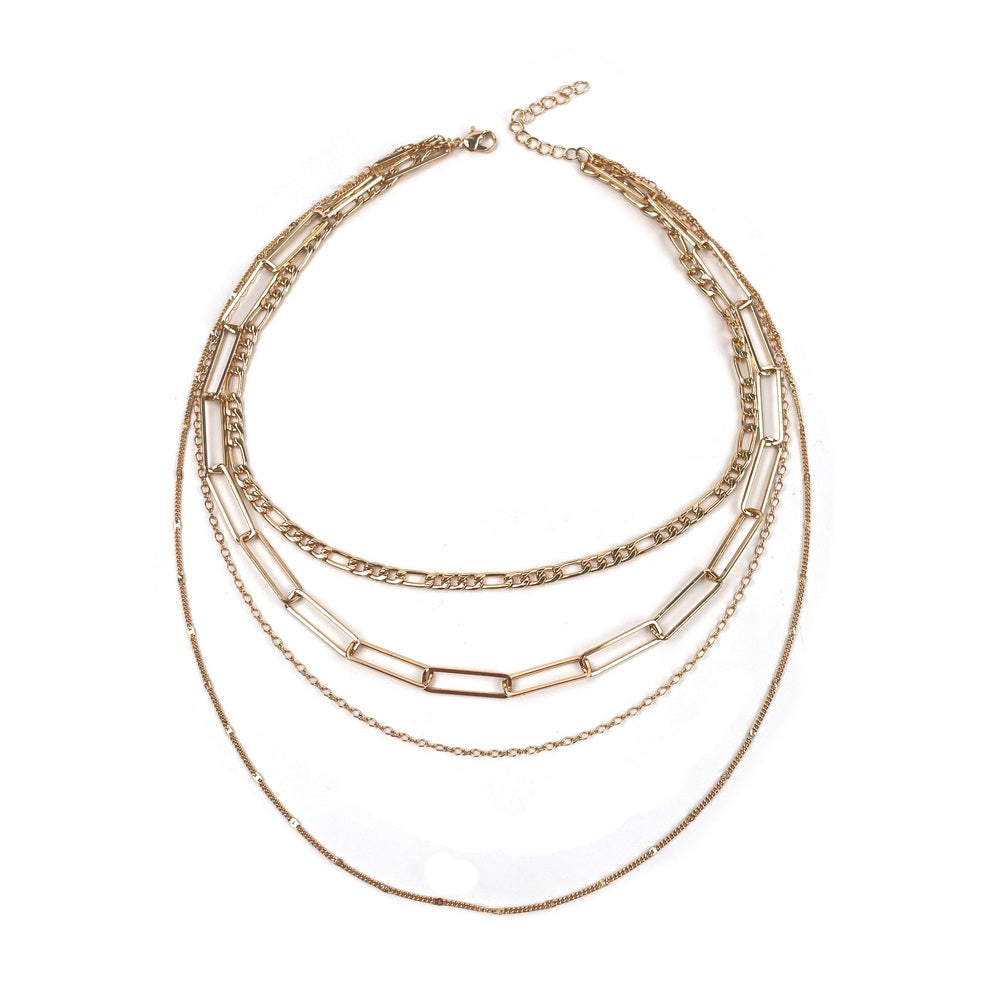 GOLD MULTILAYER NECKLACE