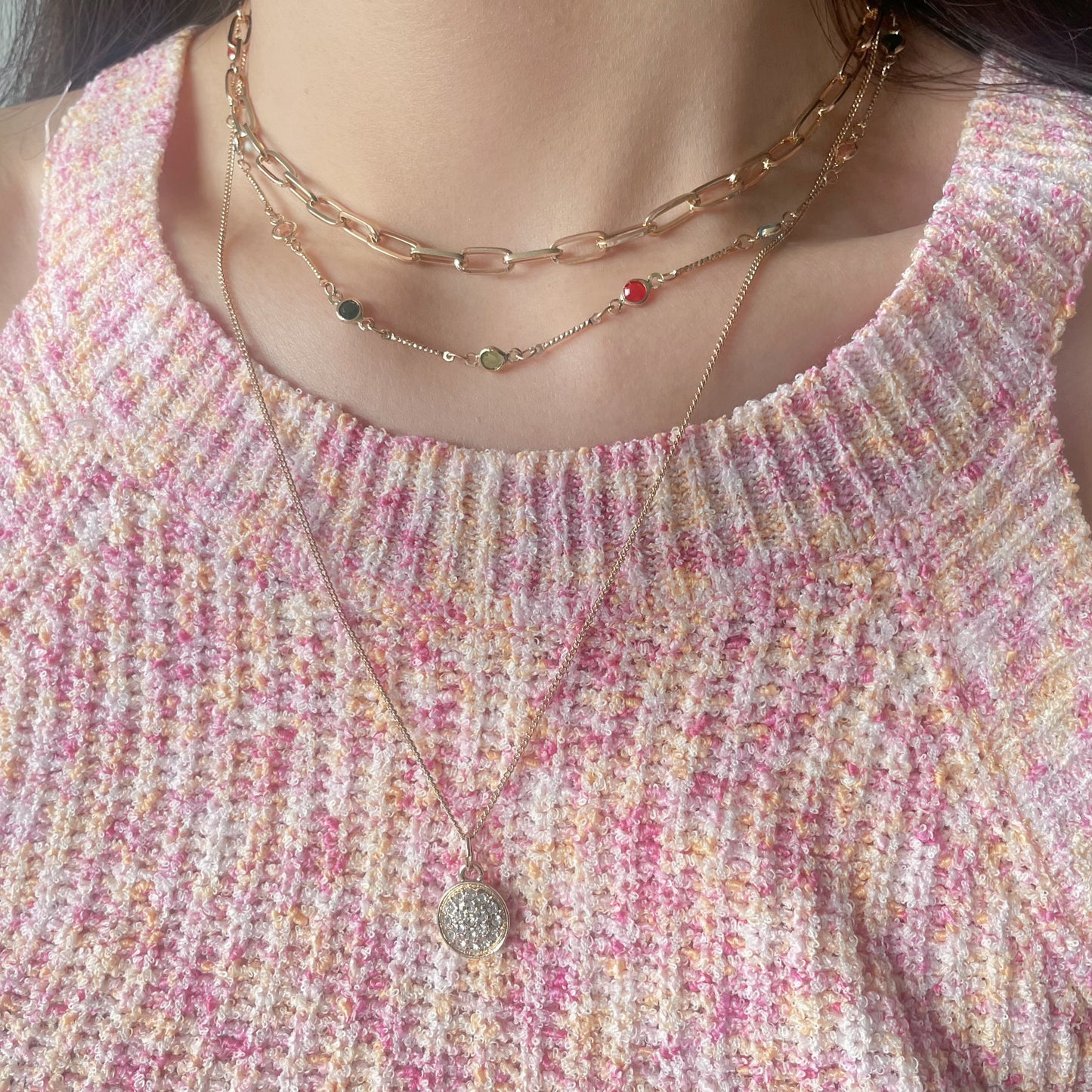 GOLD MULTILAYER NECKLACE