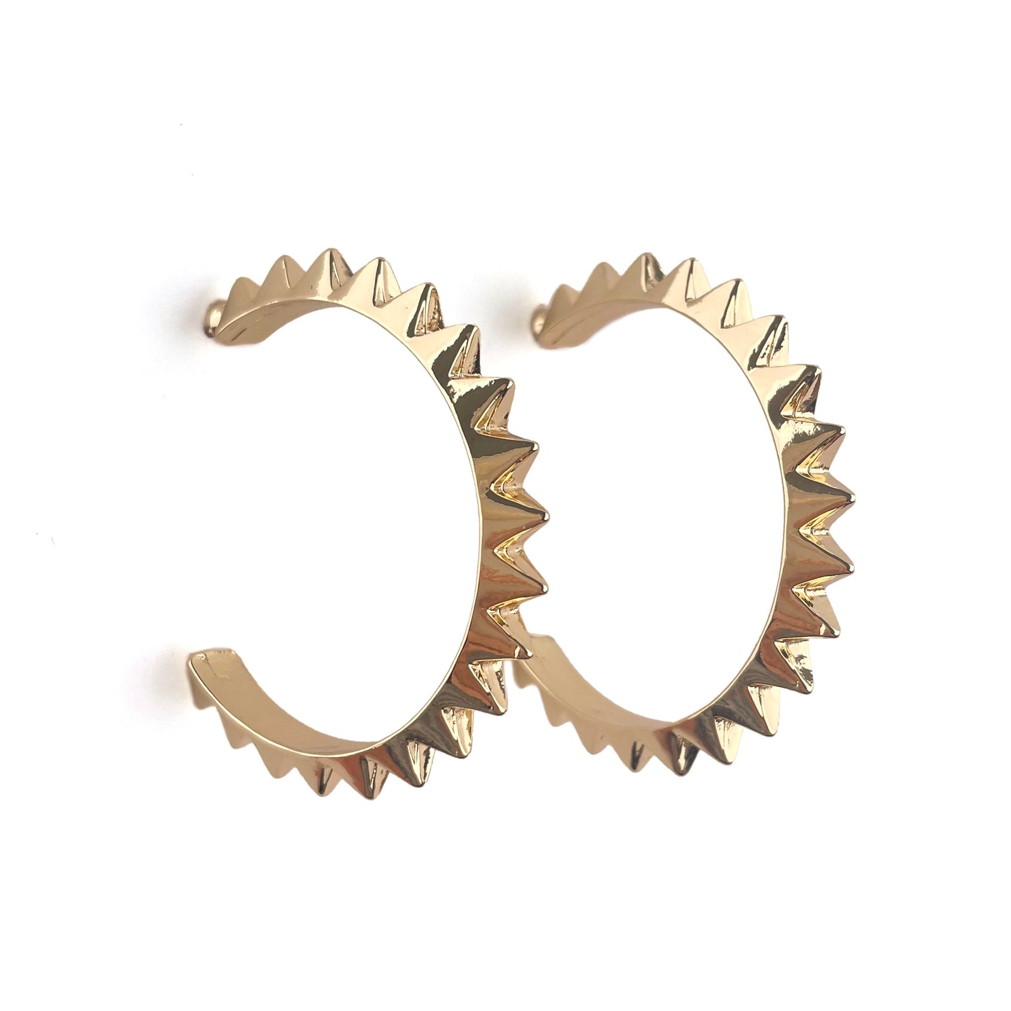 EARRINGS ROUND SPIKES